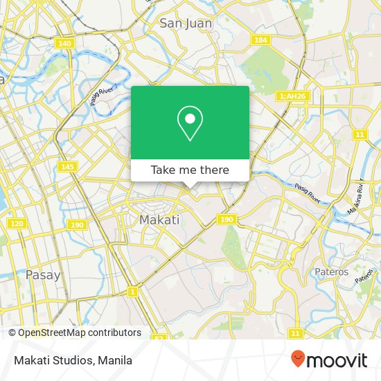 Makati Studios map