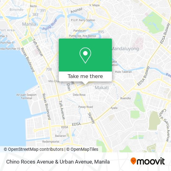 Chino Roces Avenue & Urban Avenue map