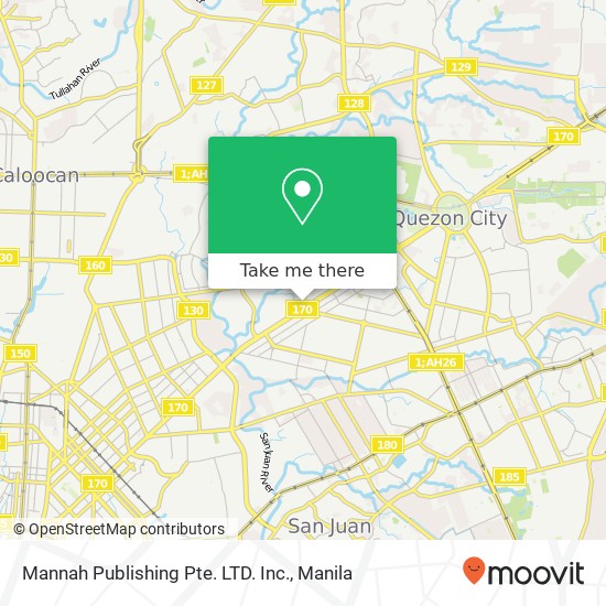 Mannah Publishing Pte. LTD. Inc. map