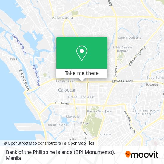 Bank of the Philippine Islands (BPI Monumento) map