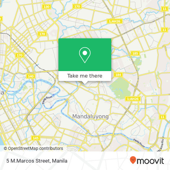 5 M.Marcos Street map