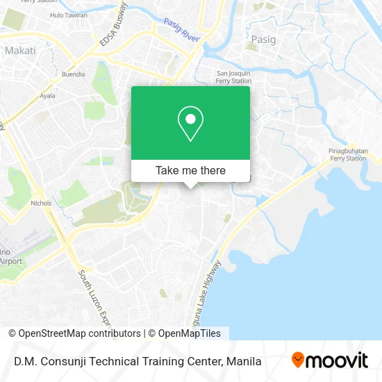 D.M. Consunji Technical Training Center map