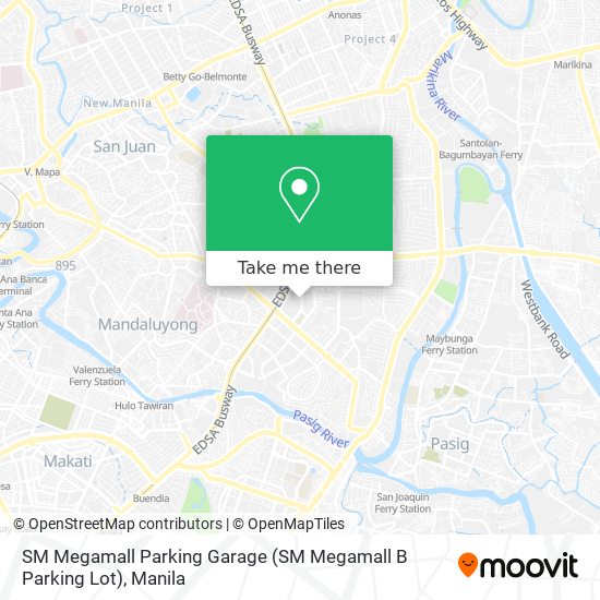 SM Megamall Parking Garage (SM Megamall B Parking Lot) map