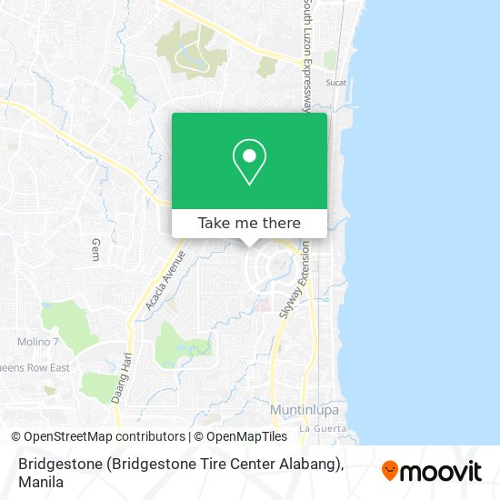 Bridgestone (Bridgestone Tire Center Alabang) map