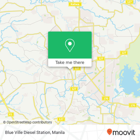 Blue Ville Diesel Station map