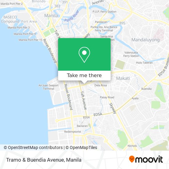 Tramo & Buendia Avenue map