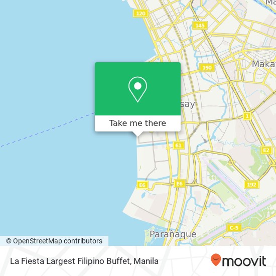 La Fiesta Largest Filipino Buffet map