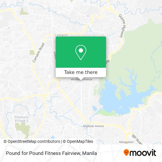 Pound for Pound Fitness Fairview map