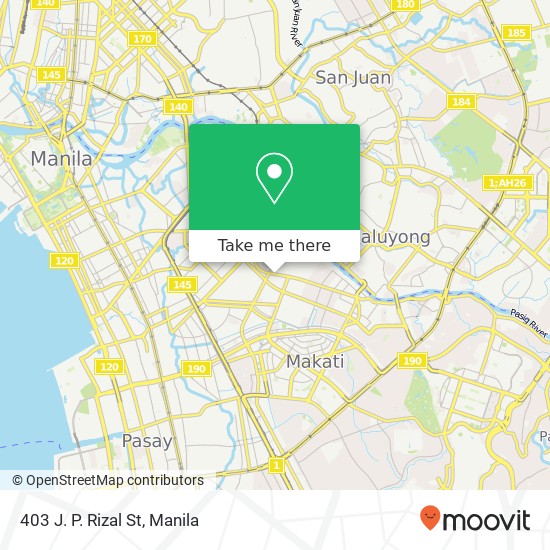 403 J. P. Rizal St map