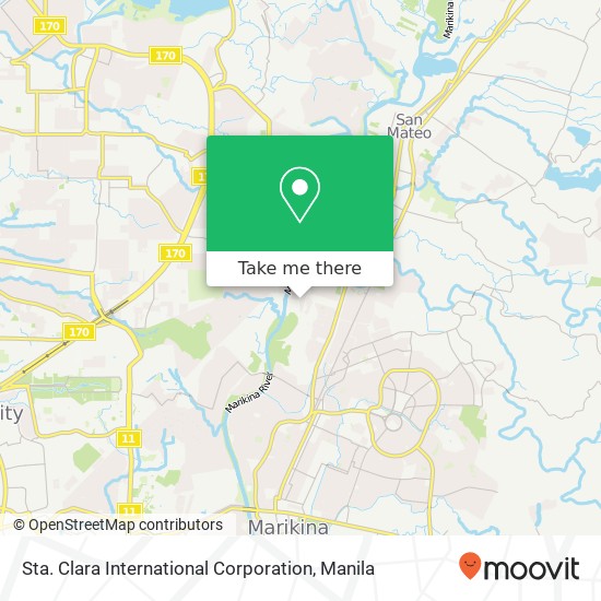 Sta. Clara International Corporation map