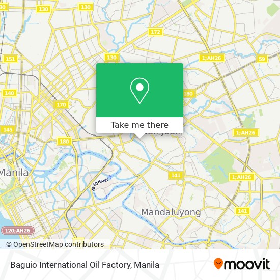 Baguio International Oil Factory map