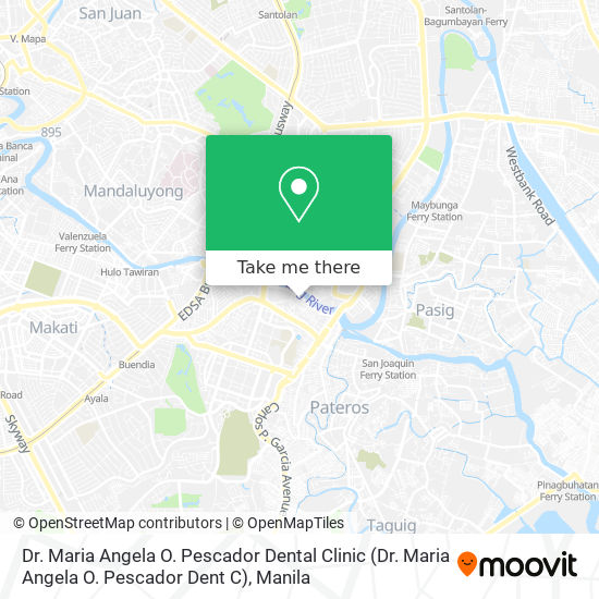 Dr. Maria Angela O. Pescador Dental Clinic (Dr. Maria Angela O. Pescador Dent C) map