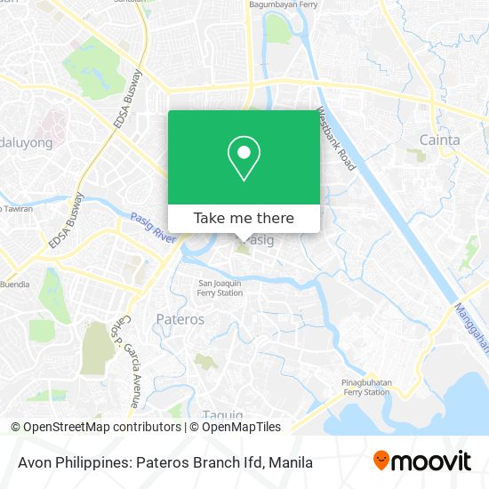 Avon Philippines: Pateros Branch Ifd map