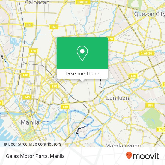 Galas Motor Parts map