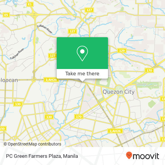 PC Green Farmers Plaza map