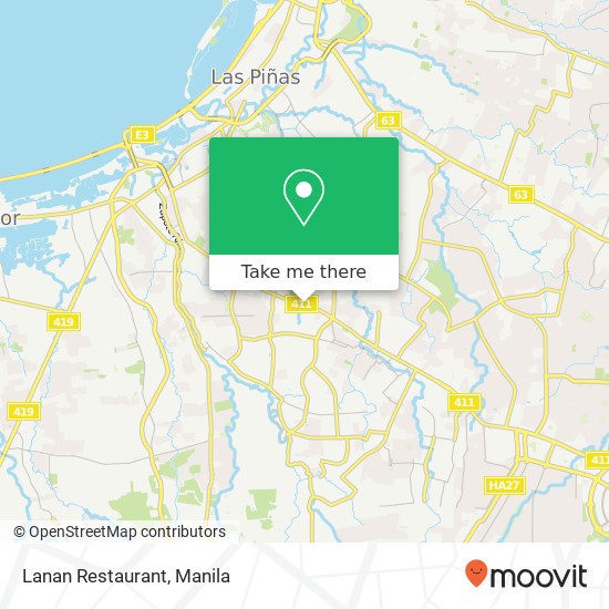 Lanan Restaurant map