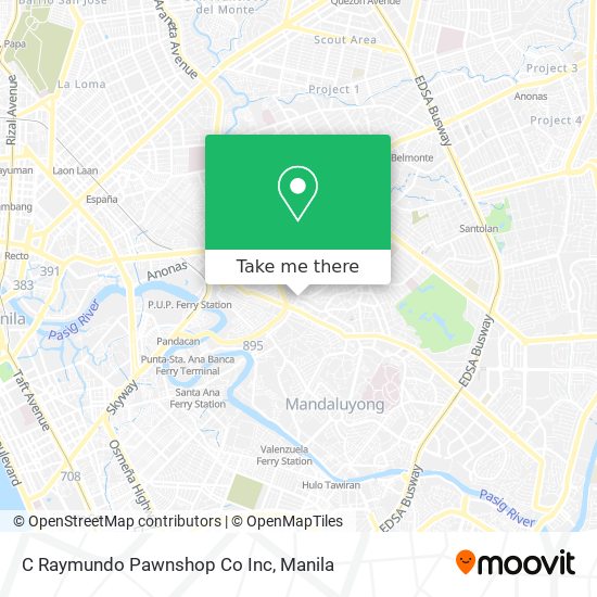 C Raymundo Pawnshop Co Inc map