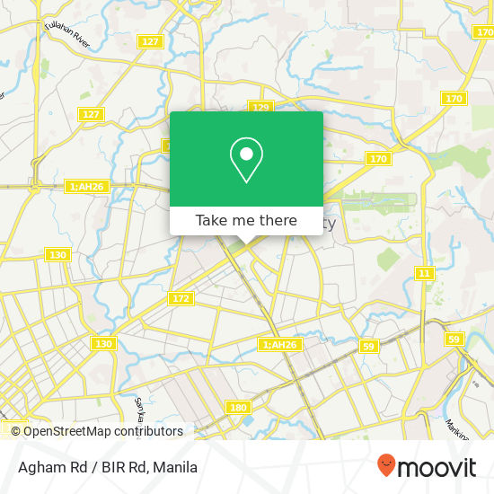 Agham Rd / BIR Rd map