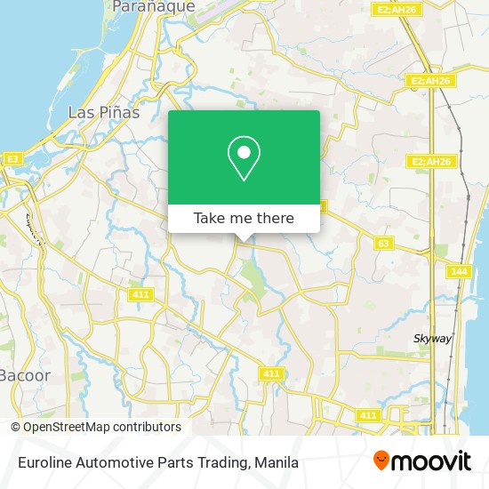 Euroline Automotive Parts Trading map