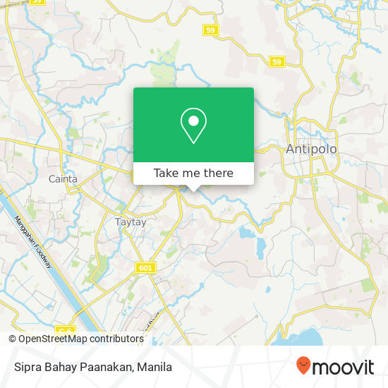 Sipra Bahay Paanakan map