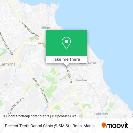 Perfect Teeth Dental Clinic @ SM Sta Rosa map