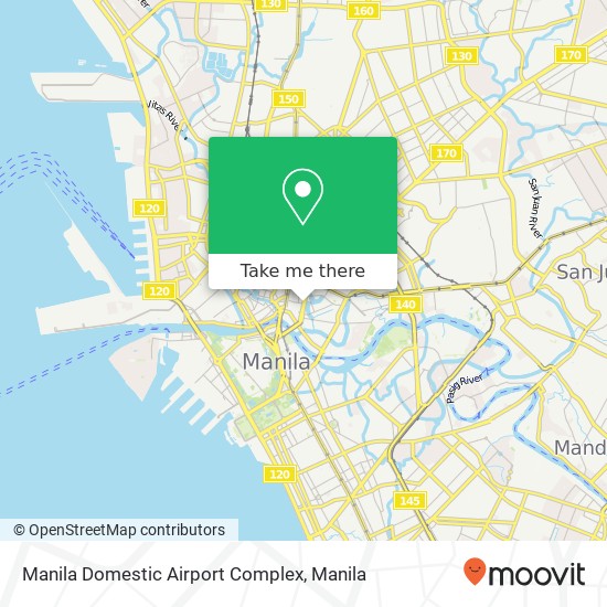 Manila Domestic Airport Complex map