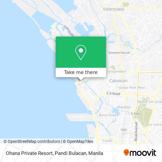 Ohana Private Resort, Pandi Bulacan map