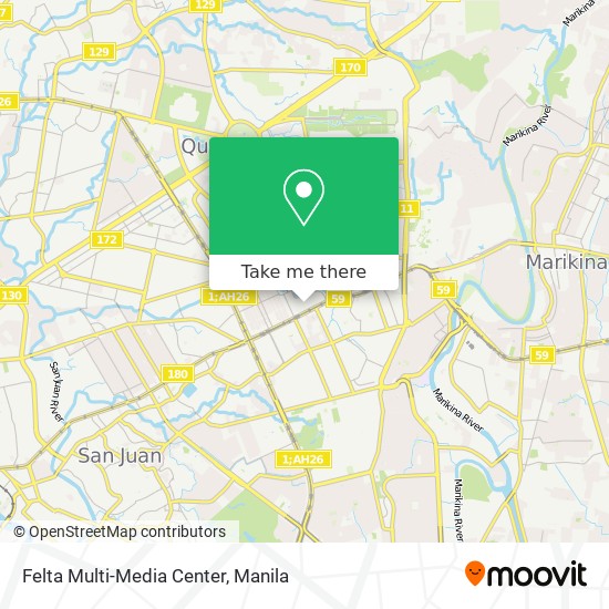 Felta Multi-Media Center map