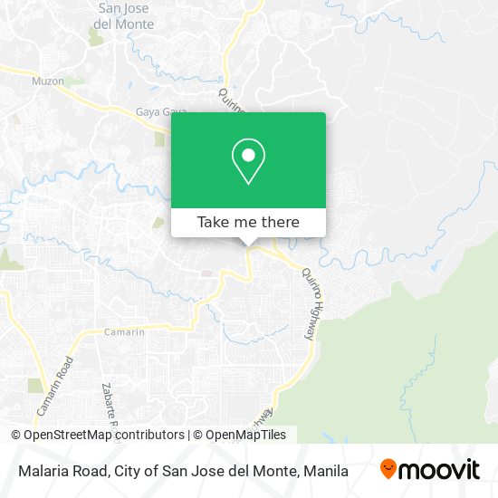 Malaria Road, City of San Jose del Monte map