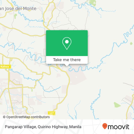 Pangarap Village, Quirino Highway map