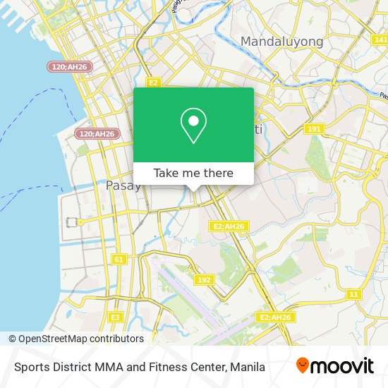 Sports District MMA and Fitness Center map