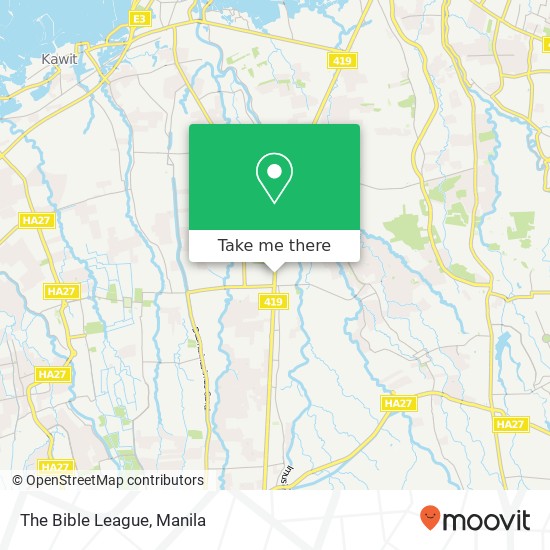 The Bible League map