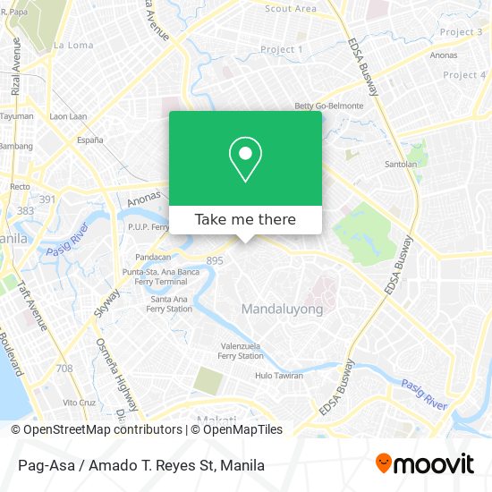 Pag-Asa / Amado T. Reyes St map