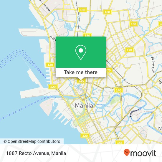 1887 Recto Avenue map