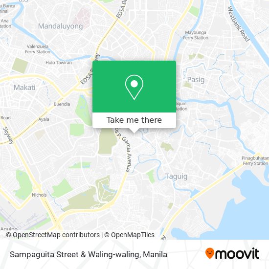 Sampaguita Street & Waling-waling map