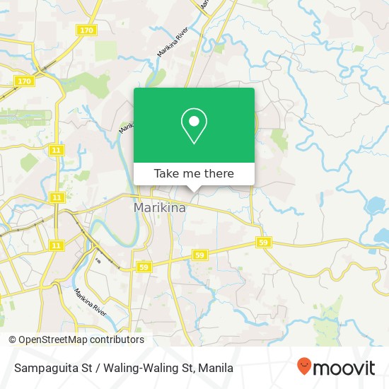 Sampaguita St / Waling-Waling St map