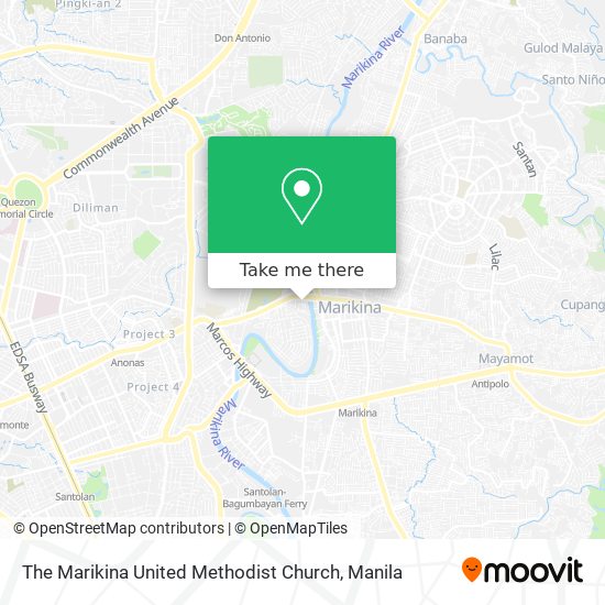 The Marikina United Methodist Church map