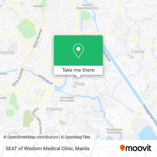 SEAT of Wisdom Medical Clinic map