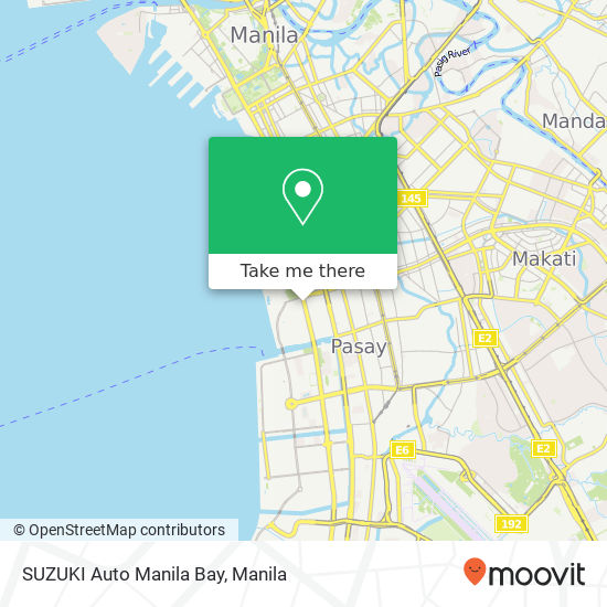 SUZUKI Auto Manila Bay map