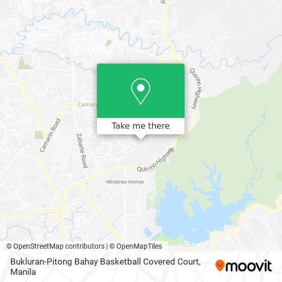 Bukluran-Pitong Bahay Basketball Covered Court map