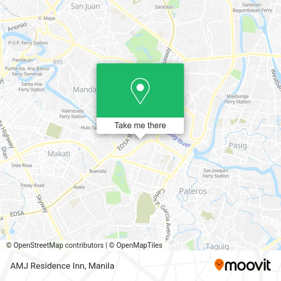 AMJ Residence Inn map
