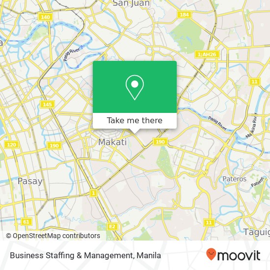 Business Staffing & Management map