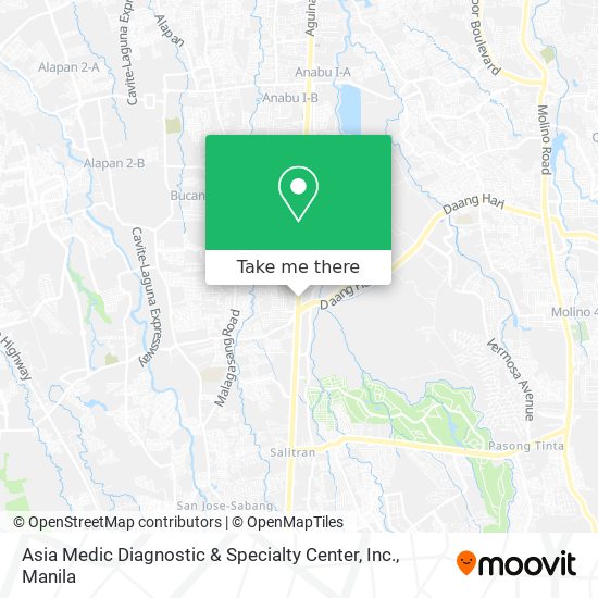 Asia Medic Diagnostic & Specialty Center, Inc. map