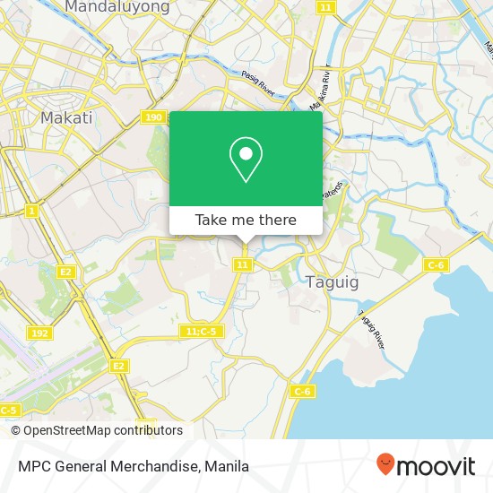 MPC General Merchandise map