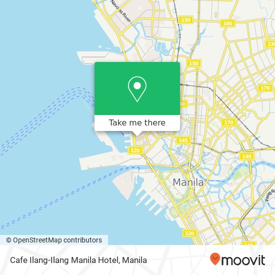 Cafe Ilang-Ilang Manila Hotel map