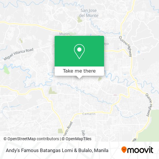 Andy's Famous Batangas Lomi & Bulalo map