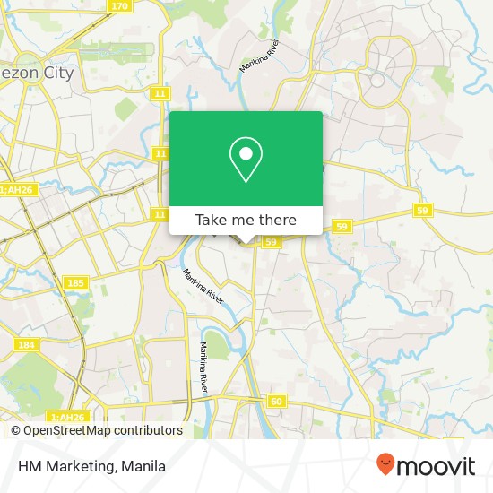 HM Marketing map