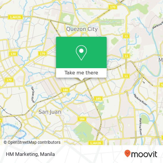 HM Marketing map