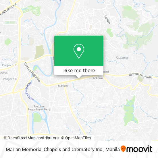 Marian Memorial Chapels and Crematory Inc. map