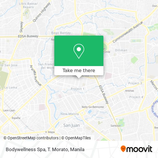 Bodywellness Spa, T. Morato map